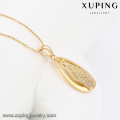 32553 xuping nuevo diseño señoras elegante joyería 18k bañado en oro colgante para las mujeres